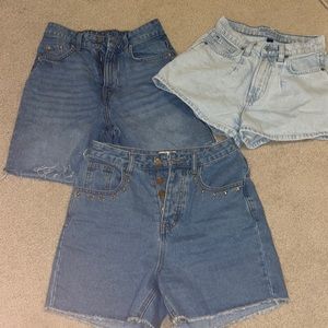 bundle of 3 denim shorts!NWT, princess polly, Arizona jean,&h&m. buy separately